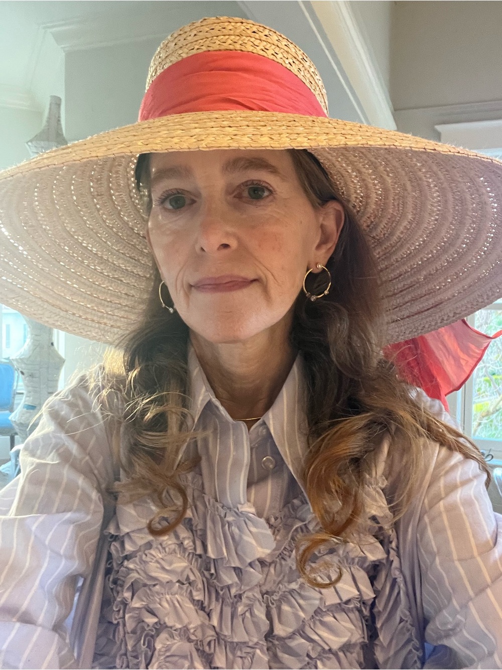 Eugenia Kim large brim Straw Sun Hat - Picture 3 of 6